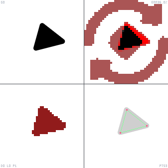 Genetic evolution diagnostic animation for 3d Rotate 2