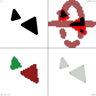 Genetic evolution diagnostic animation for 3d Rotate X Axis