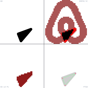 Genetic evolution diagnostic animation for Airbnb Logo