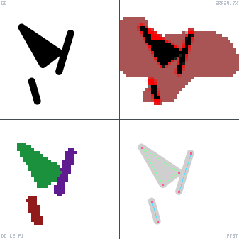 Genetic evolution diagnostic animation for Airplane