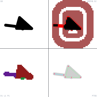 Genetic evolution diagnostic animation for Airplane Window