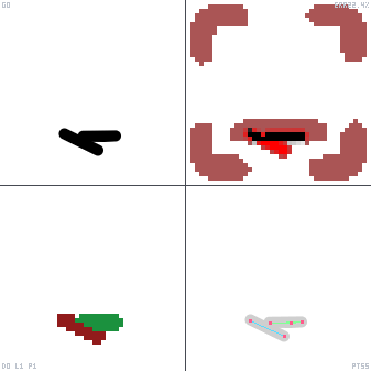 Genetic evolution diagnostic animation for Align Bottom Frame