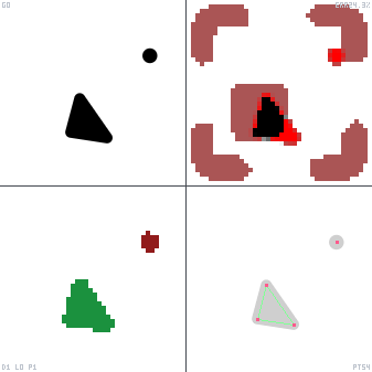 Genetic evolution diagnostic animation for Align Bottom Left Frame Square