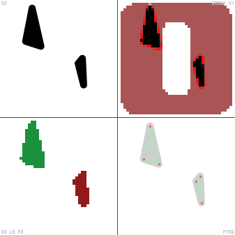 Genetic evolution diagnostic animation for Align Object Vertical